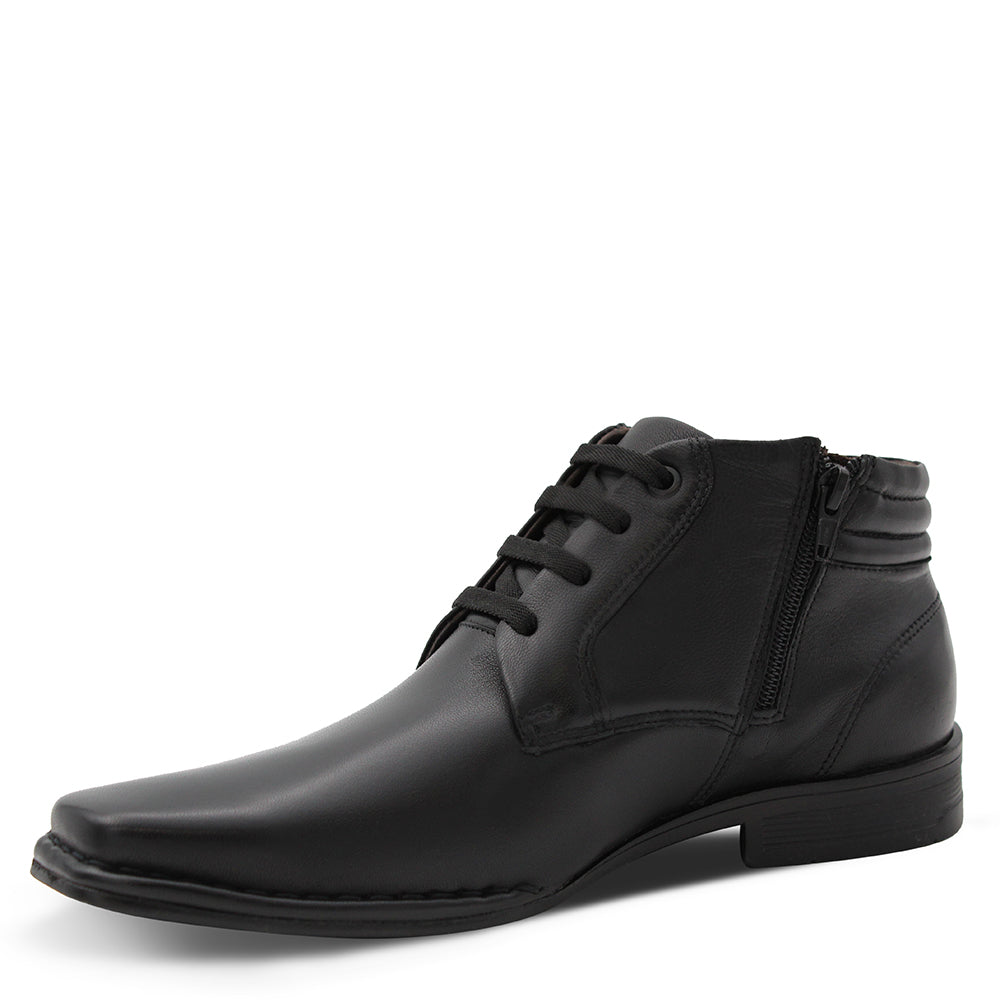 Ferracini Emmett Mens Casual Lace Up Ankle Boots Black