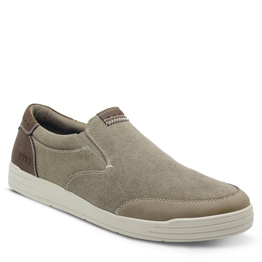 Florsheim City Walk Men's Canvas Slip On Stone