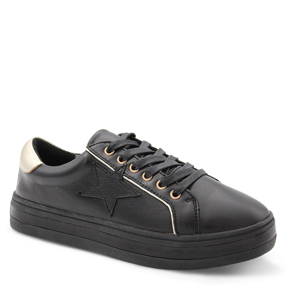 Alfie & Evie Pixar Womens Sneakers Black