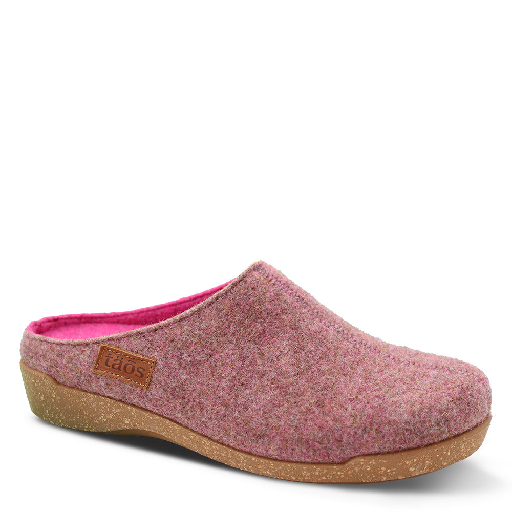 Taos Woolery Women's Scuff Slippers Rose Pink