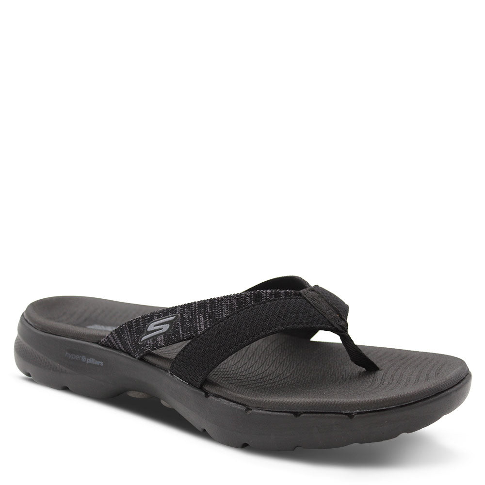 Skechers Poise Womens Flat Thongs Black