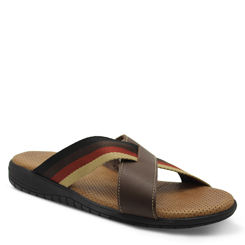 Ferracini Utah Men's Brown Slide