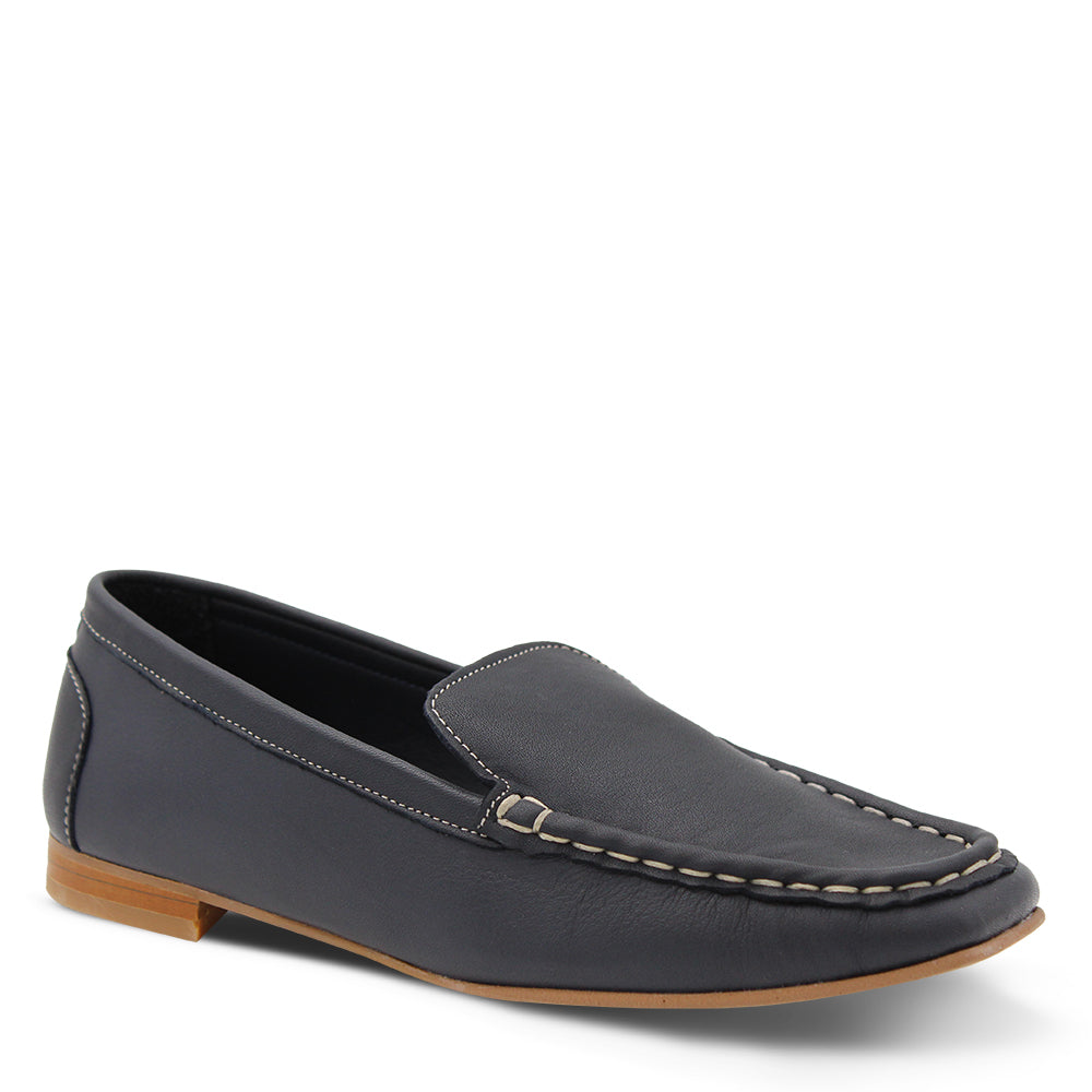 Bueno Mave Women's flat loafer Navy