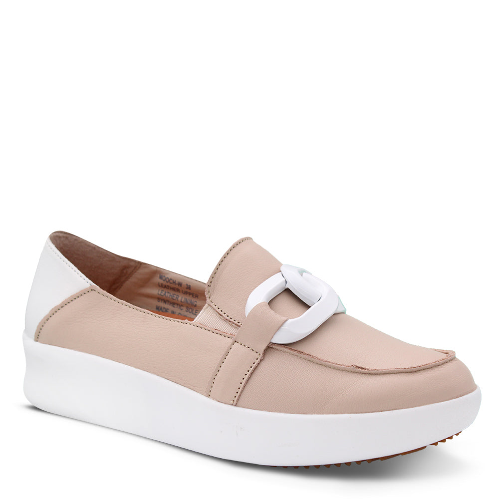 Alfie & Evie Mooch Women's Slip On Sneaker Naked