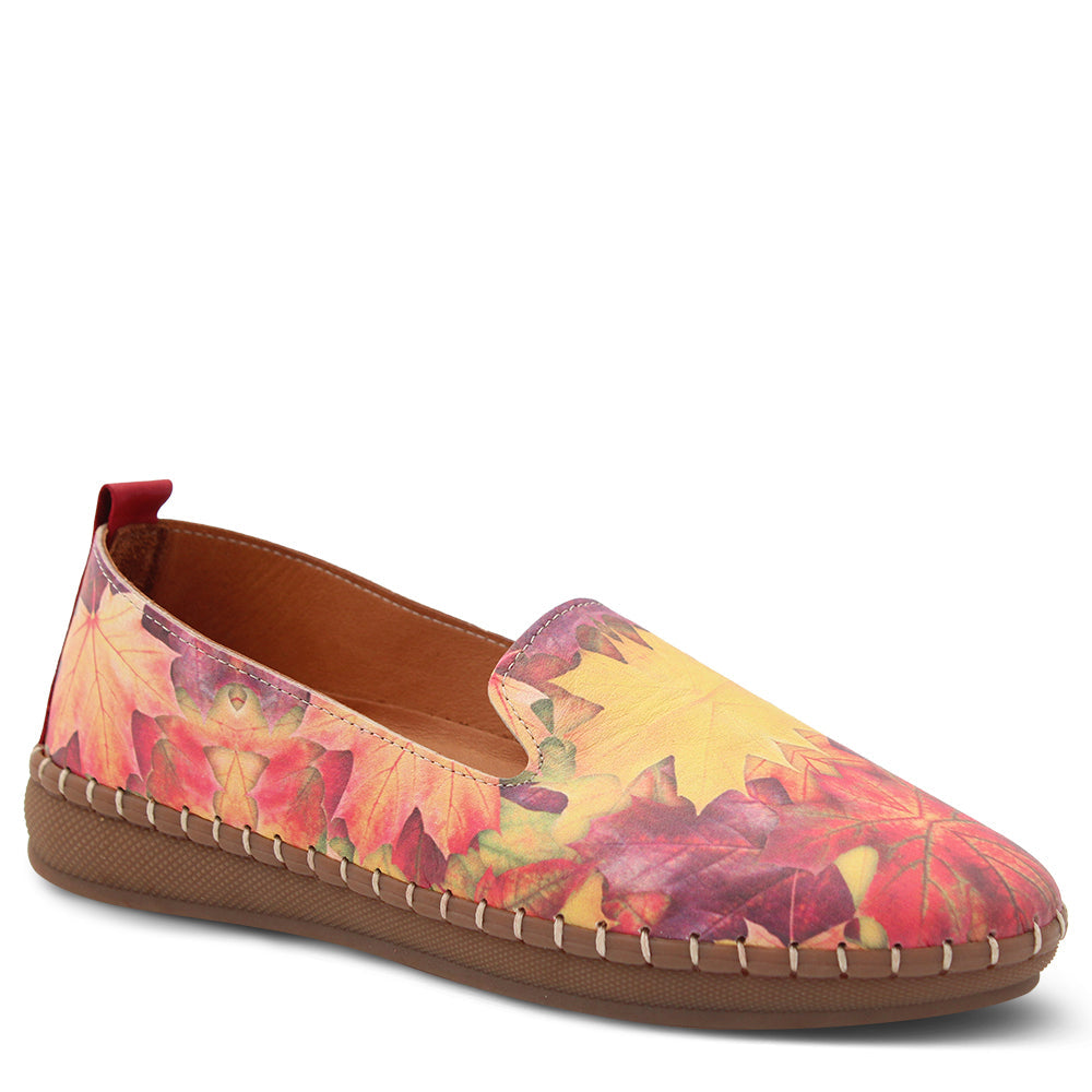Sala Women's Flat Court Shoes Print Multi