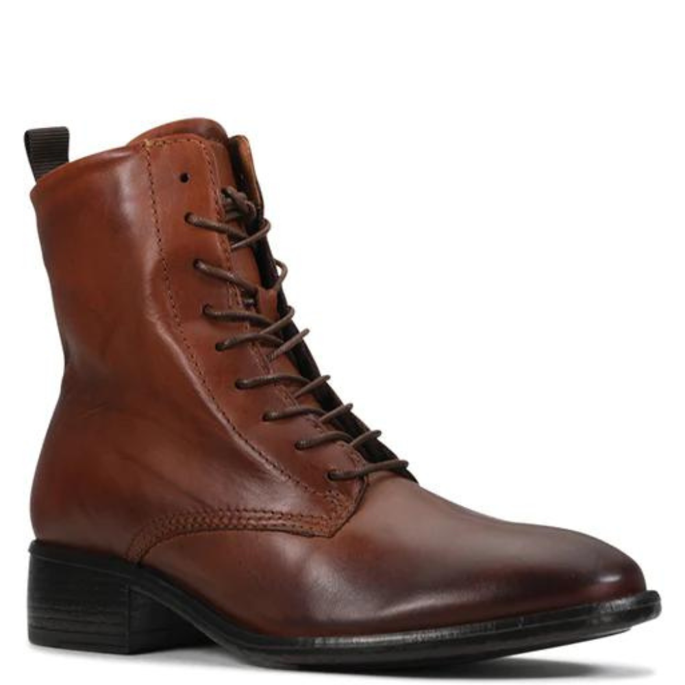 Eos Footwear Celia Womens heel boots brandy