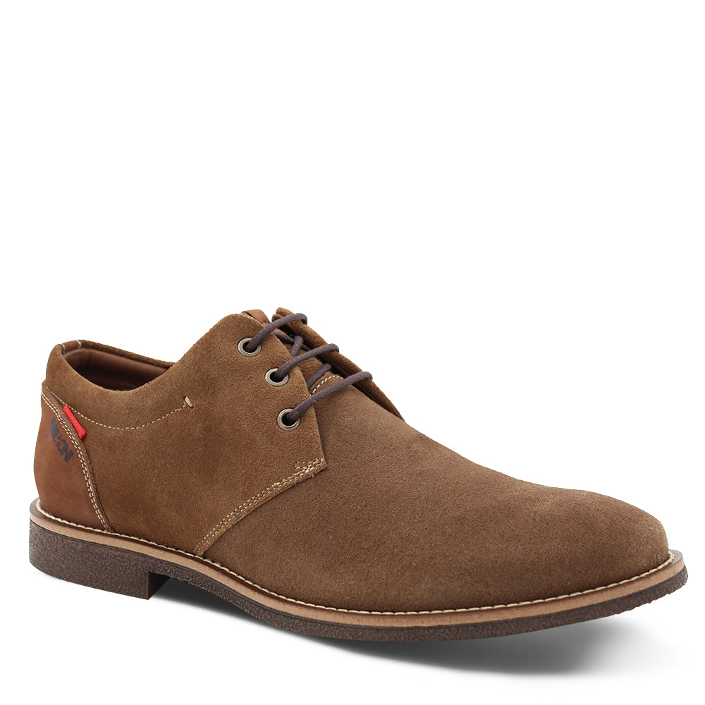 Ferracini Oakland Mens casual lace up shoes tan