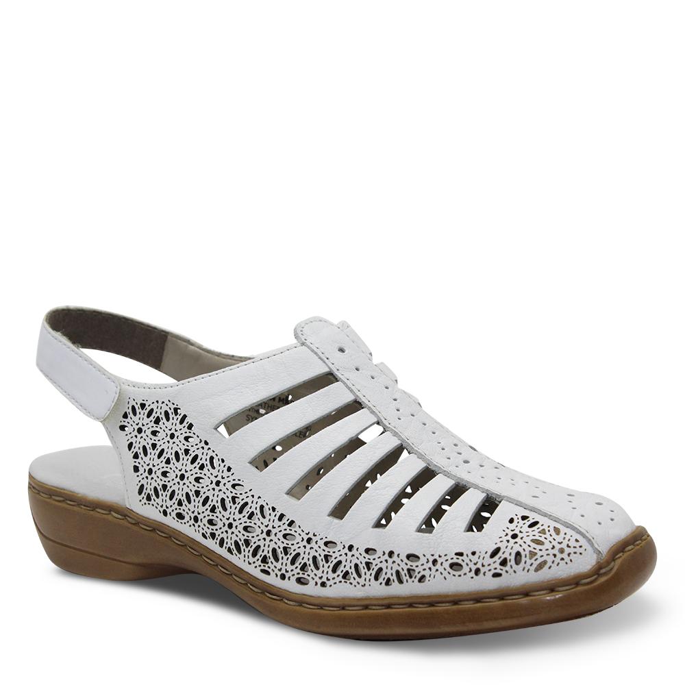 Reiker 41355 Womens white sanda