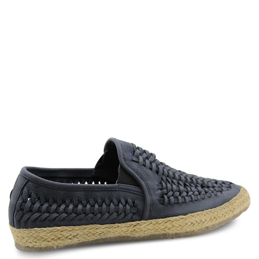 Wild Rhino Weave Navy Mens Slip On