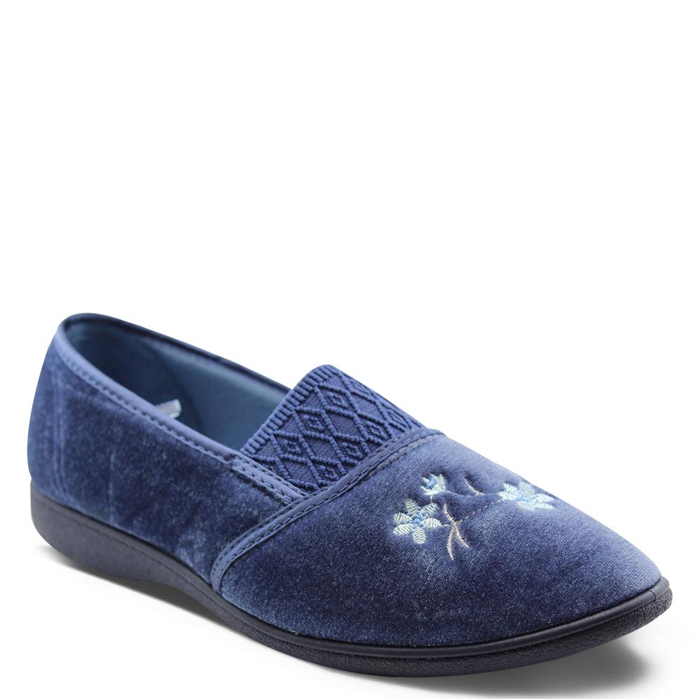 Grosby Sasha Blue Slipper