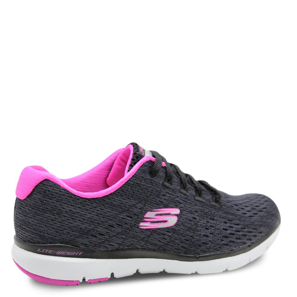 Skechers Satellites black/pink womens