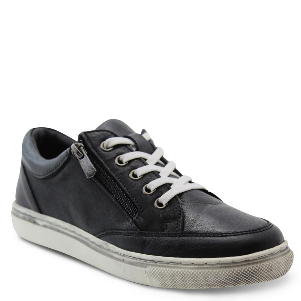 Sala Ronnie Womens Black Sneaker