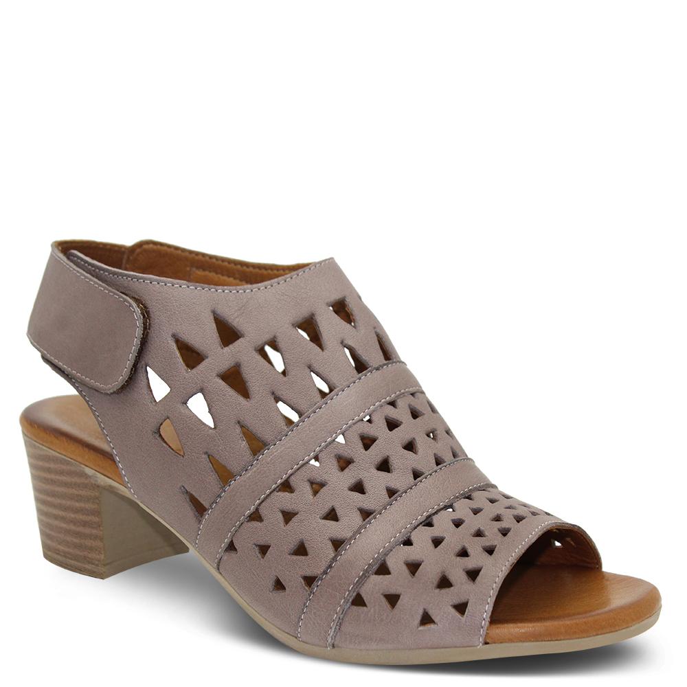 Le Sansa Lora Taupe Womens Heel Sandal