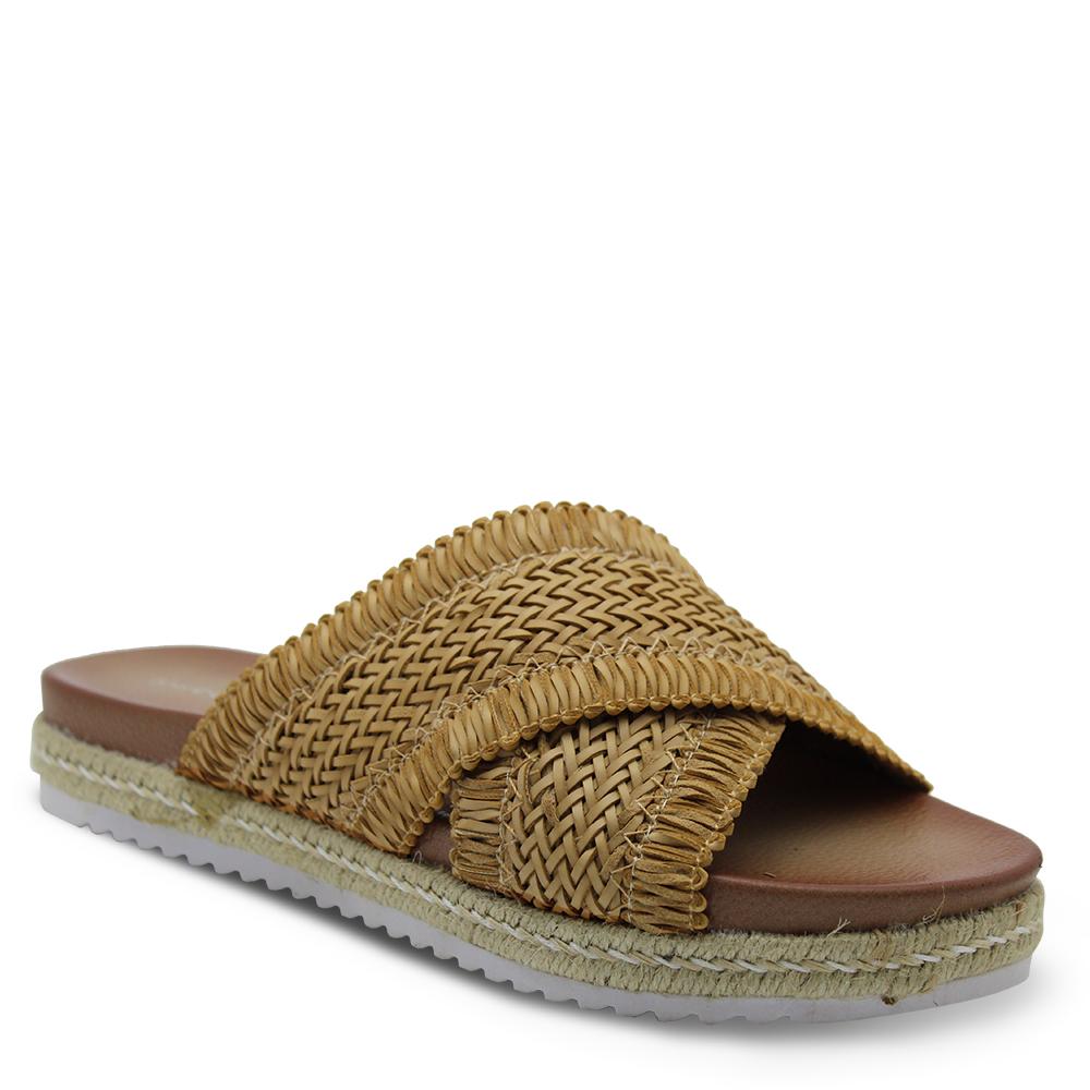 Los Cabos Tinny Womens tan Slide
