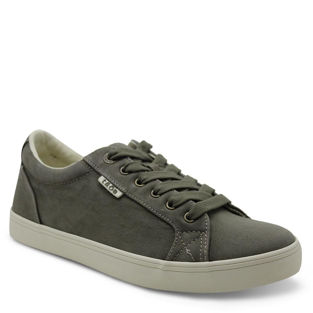 Taos Starsky Mens Olive Canvas Sneaker