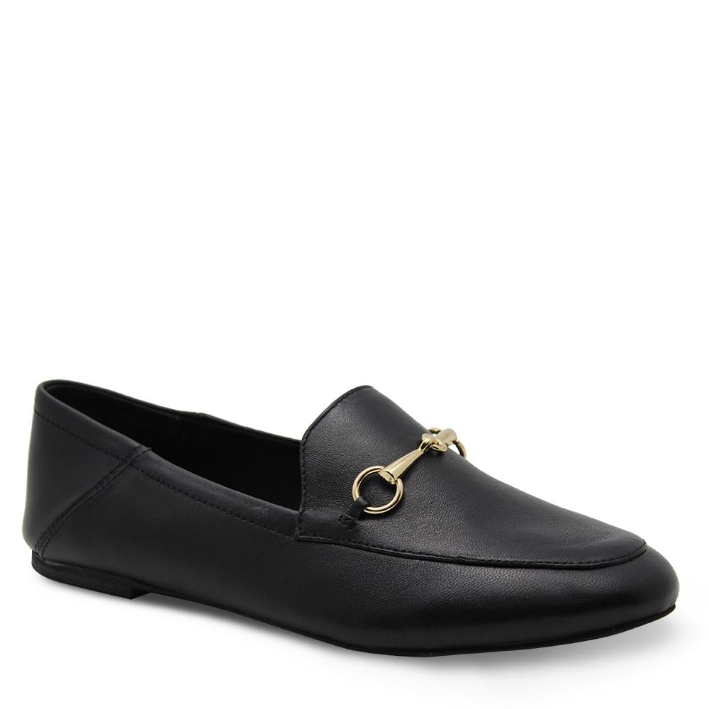 Windsor smith Dani Womens Black Leather flat