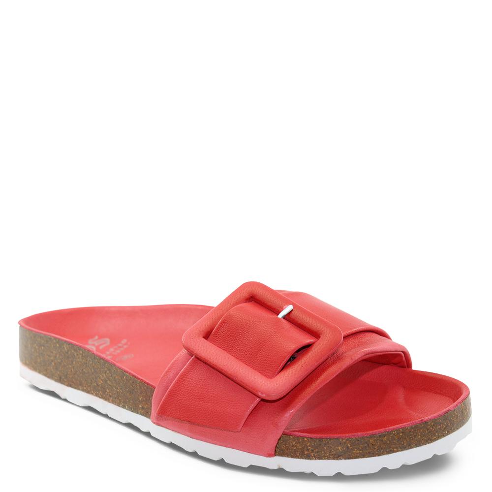 EOS Ginger womens flat slide red