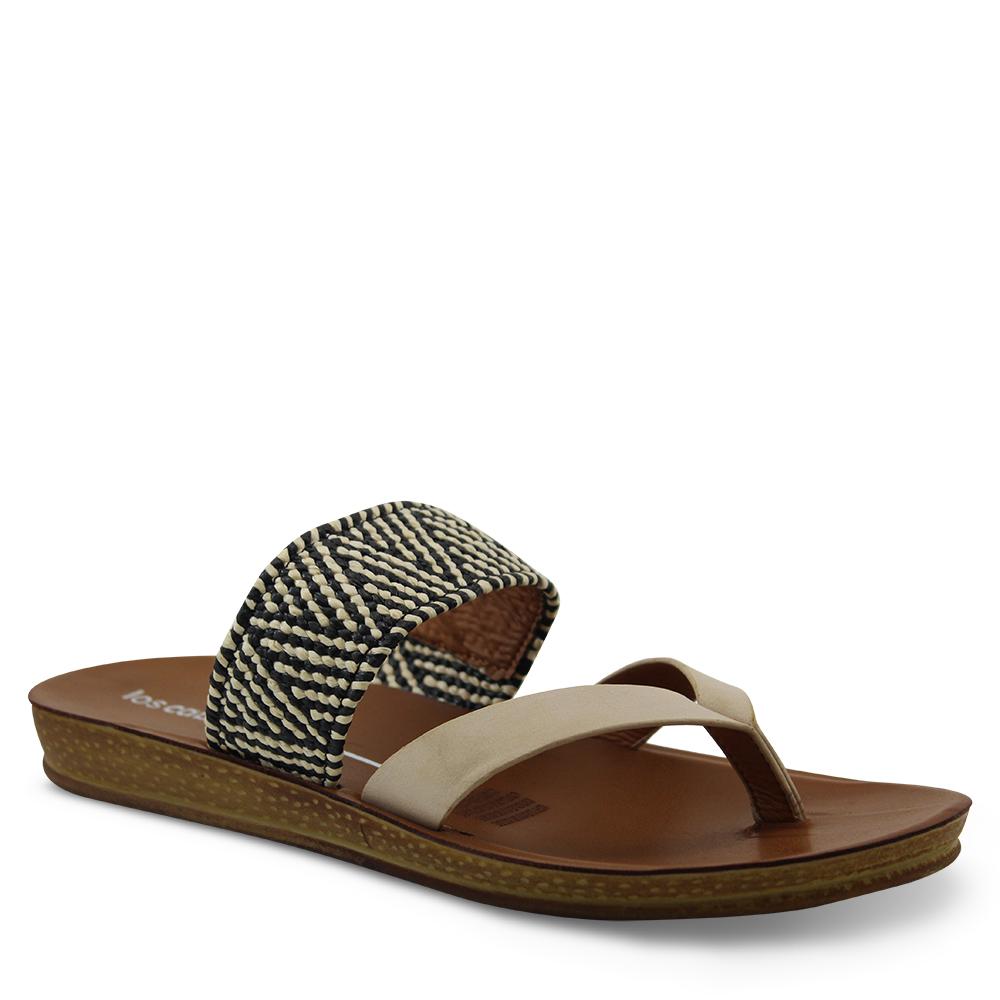 Los Cabos Dilon Black/Beige Womens Thong