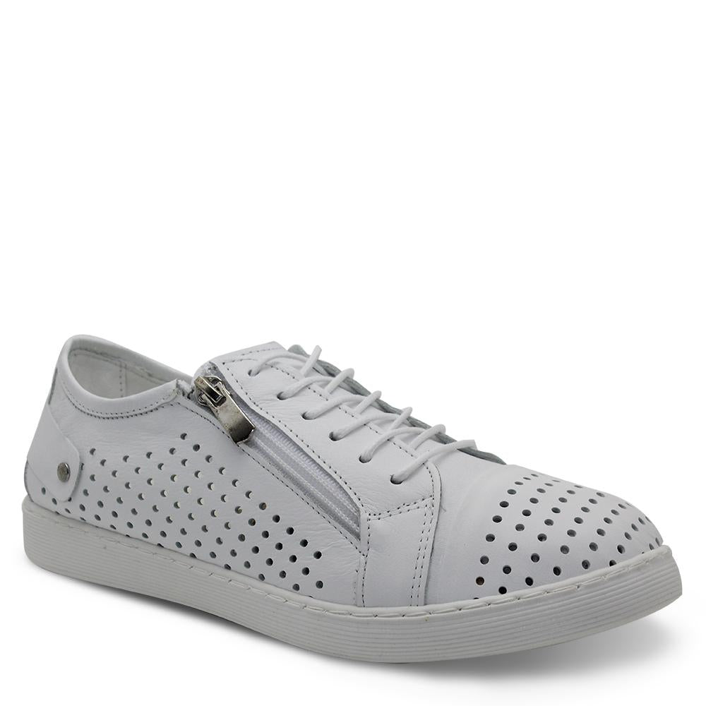 Cabello EG17 White Womens Casual Sneaker