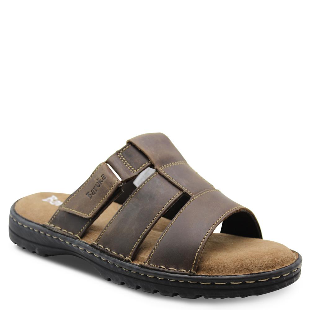 Saramanda Kyogle Brown Mens Slide