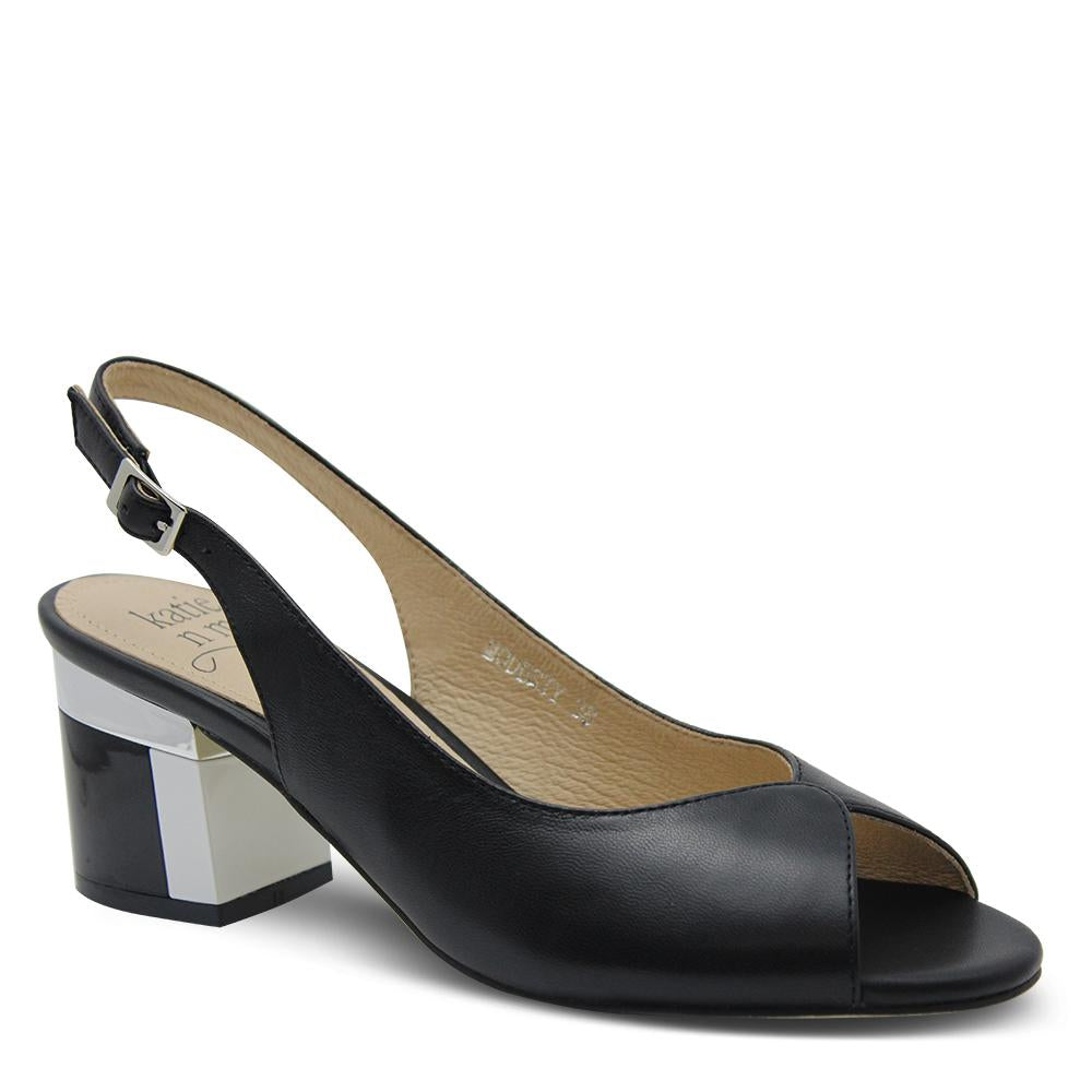 Katie N Me Modesty Womens Black Sandal