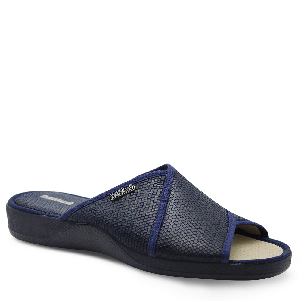 Devalverde 164 Womens Navy Slides