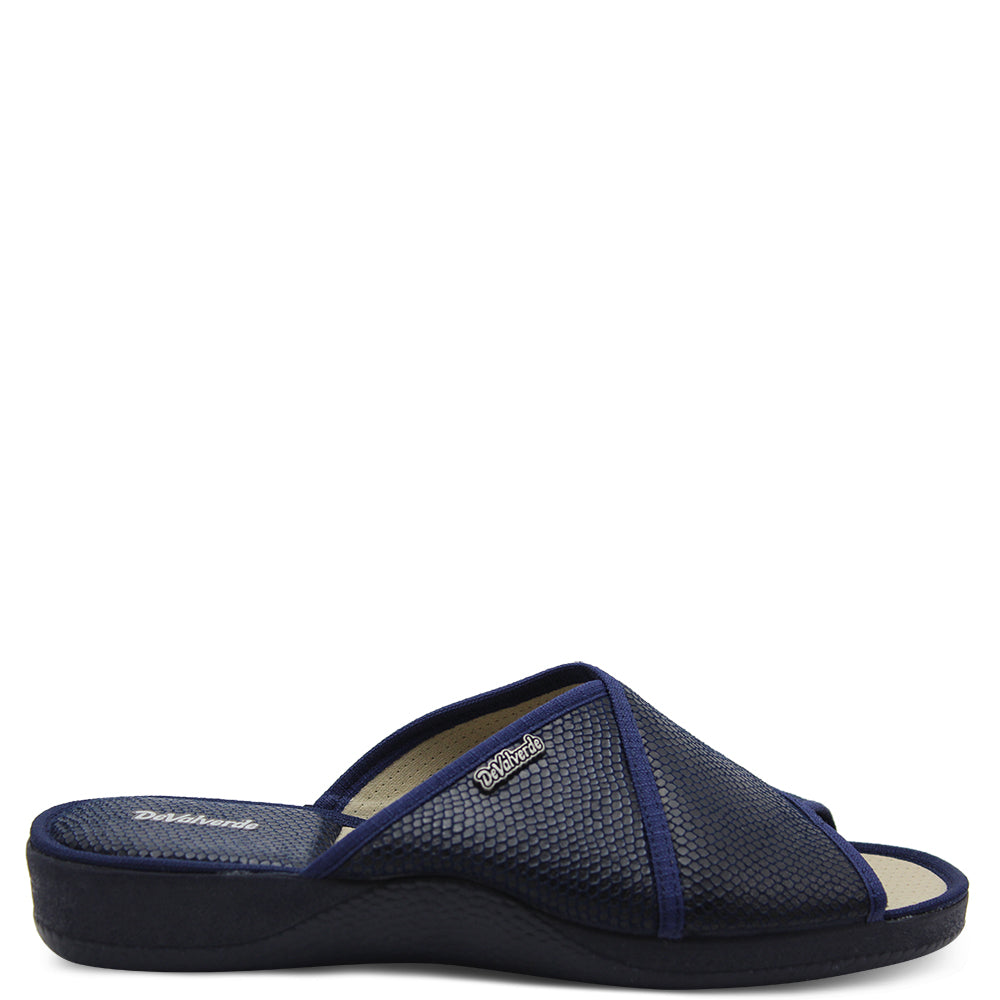 Devalverde 164 Womens Navy Slides