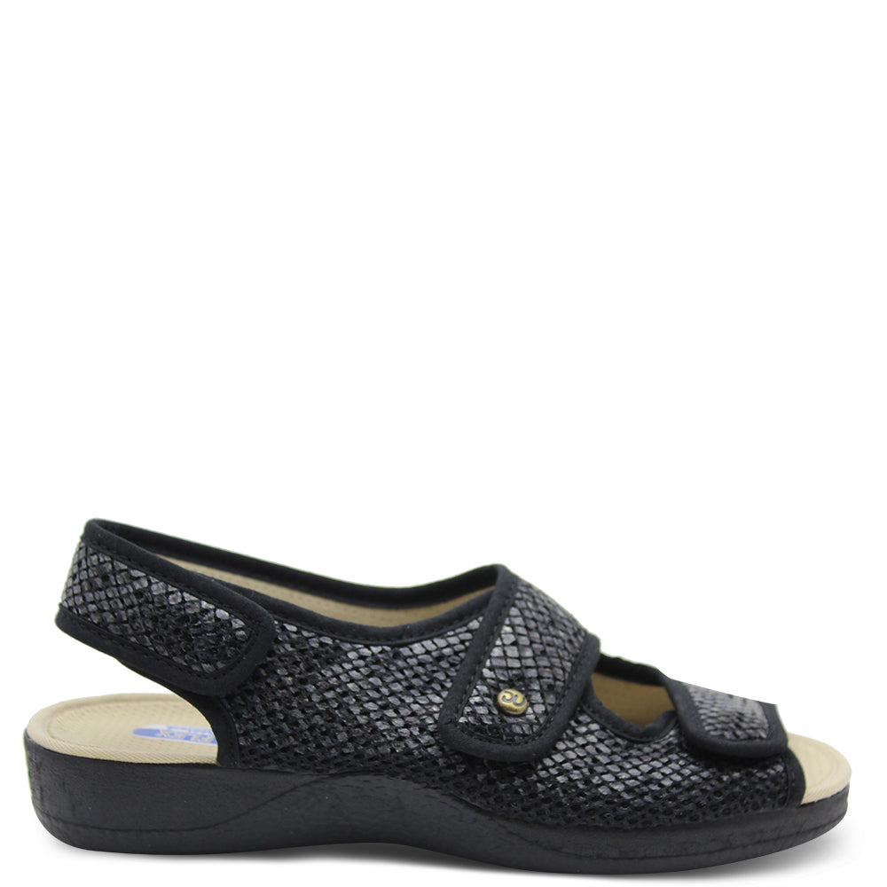 Devalverde 170 Women's Black Sandal