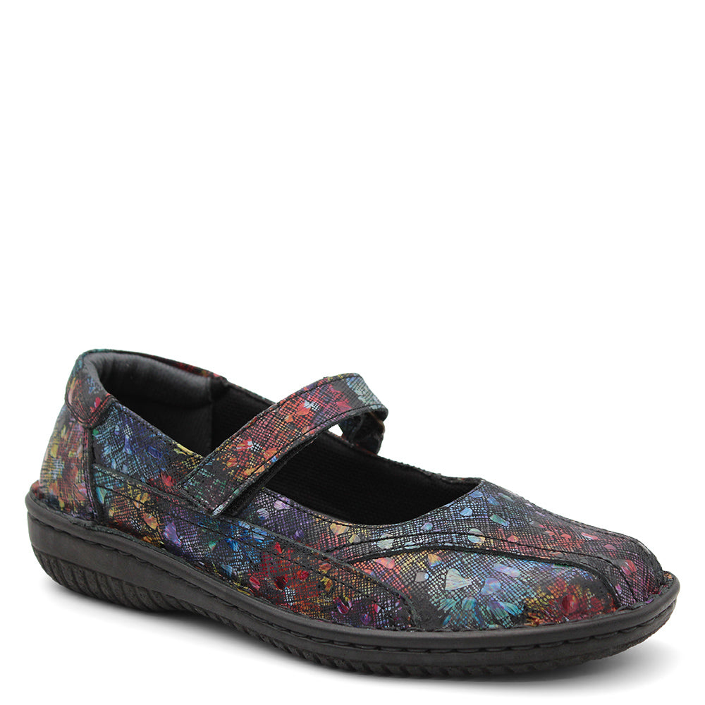 Cabello 341-27P Womens Flat Mary Jane