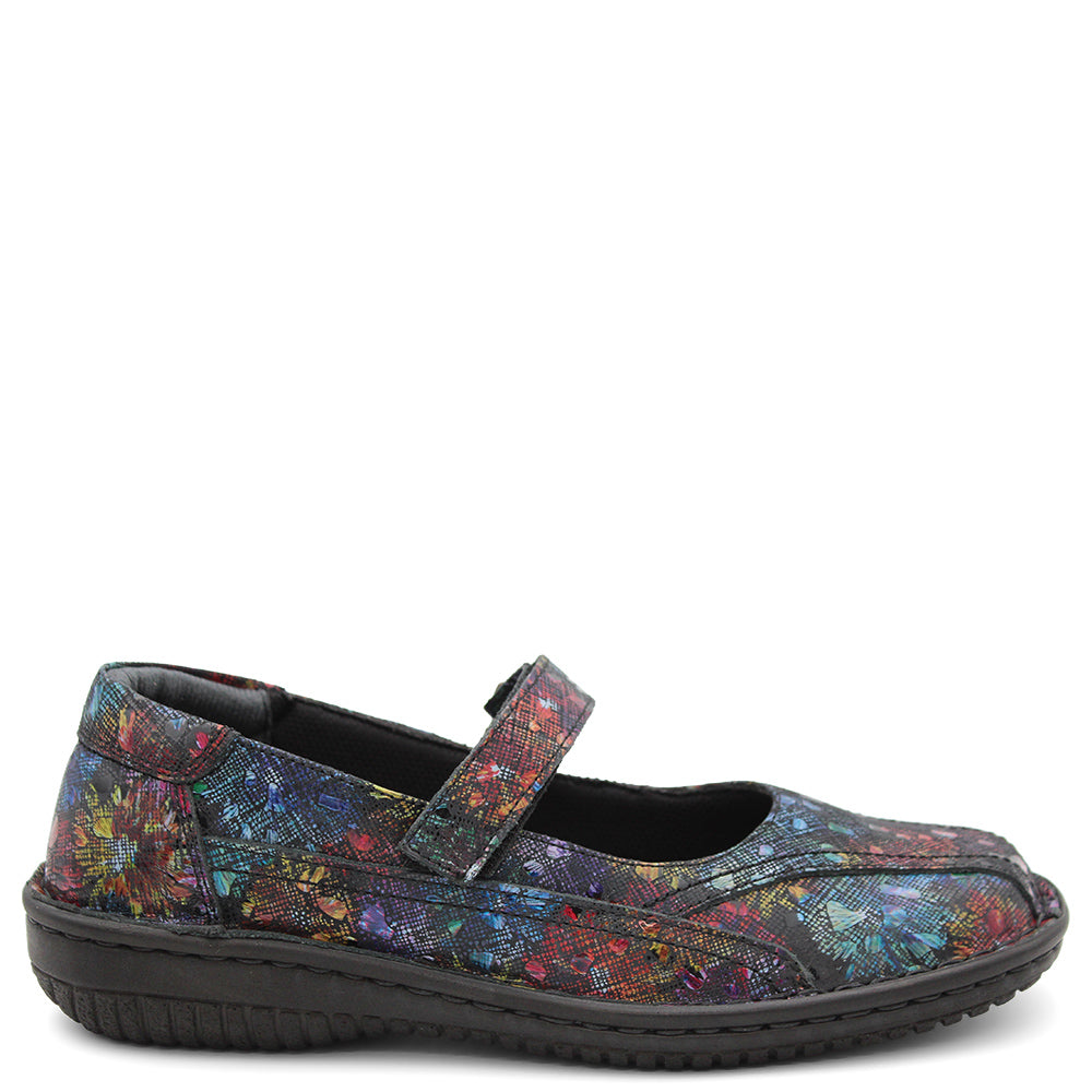 Cabello 341-27P Womens Flat Mary Jane