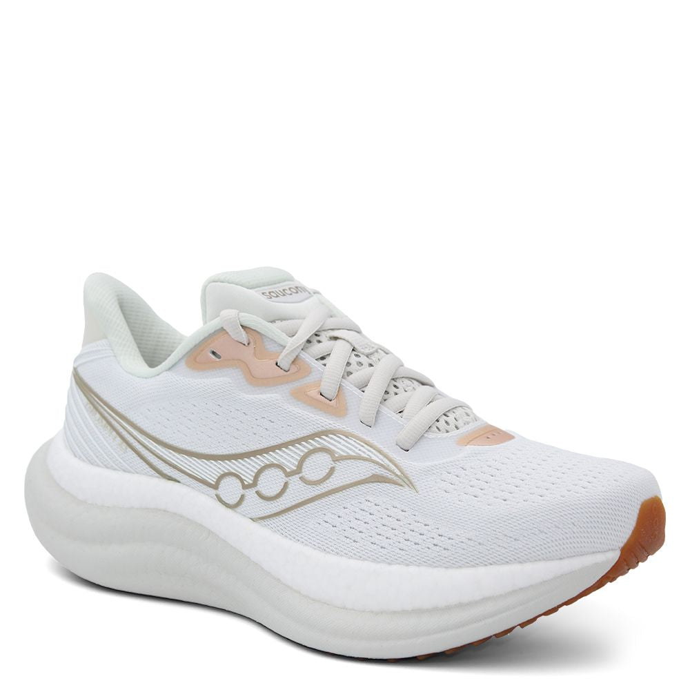 Saucony Triumph 23 Womens White running shoe 