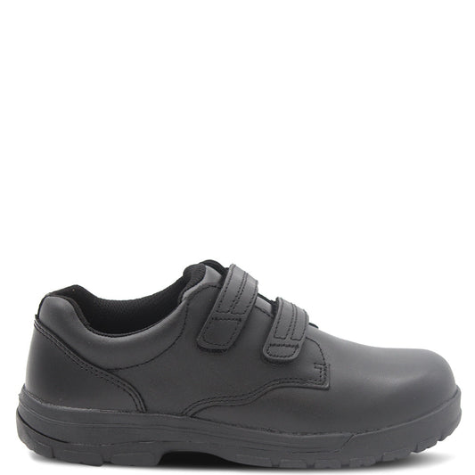 Ascent Academy Junior school shoes black
