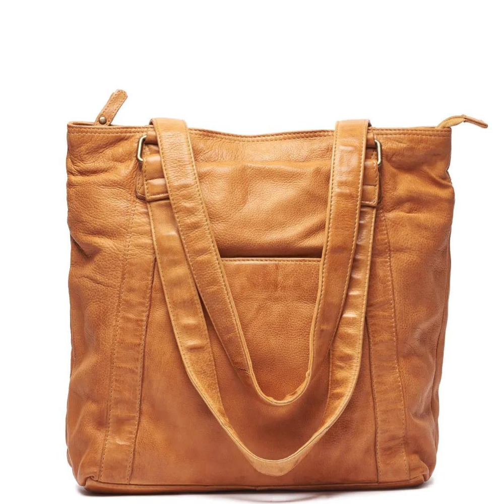 Oran Adelaide Women's Leather Handbags Cognac