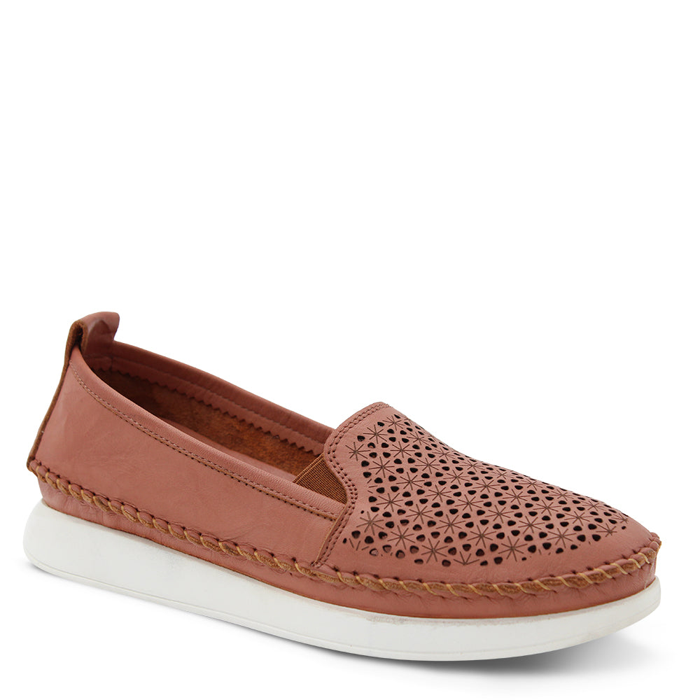 Sala Apache Women's Flat Slip On style Shoes Tan