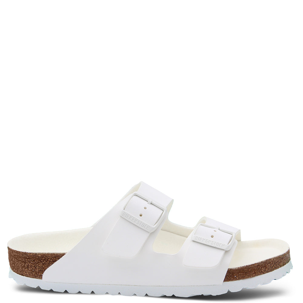 Birkenstock Semi Exquisite White Arizona Slides
