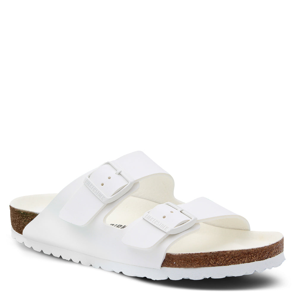 Birkenstock Semi Exquisite White Arizona Slides