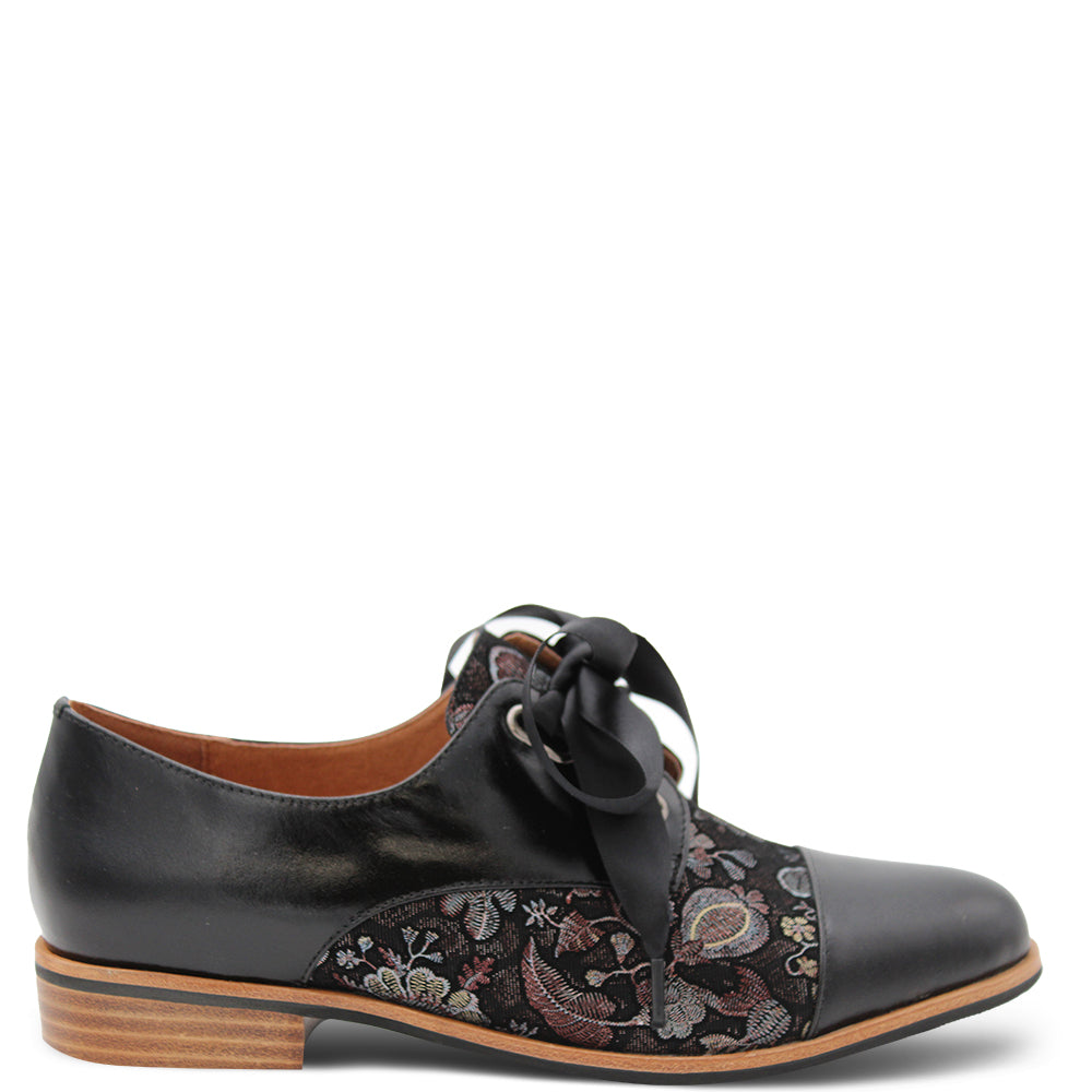 Bresley Avit Women's Flat Court Black & Bronze