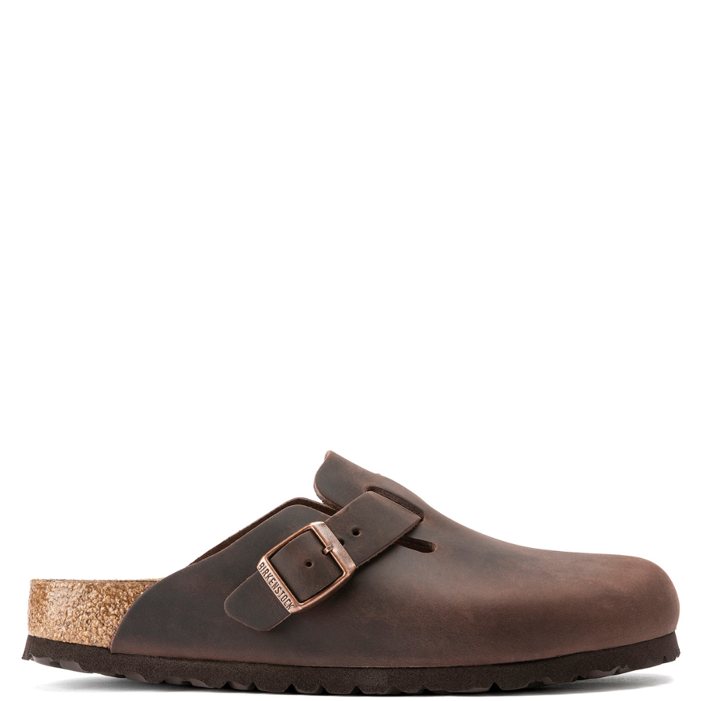 Birkenstock Boston Habana Narrow Fit