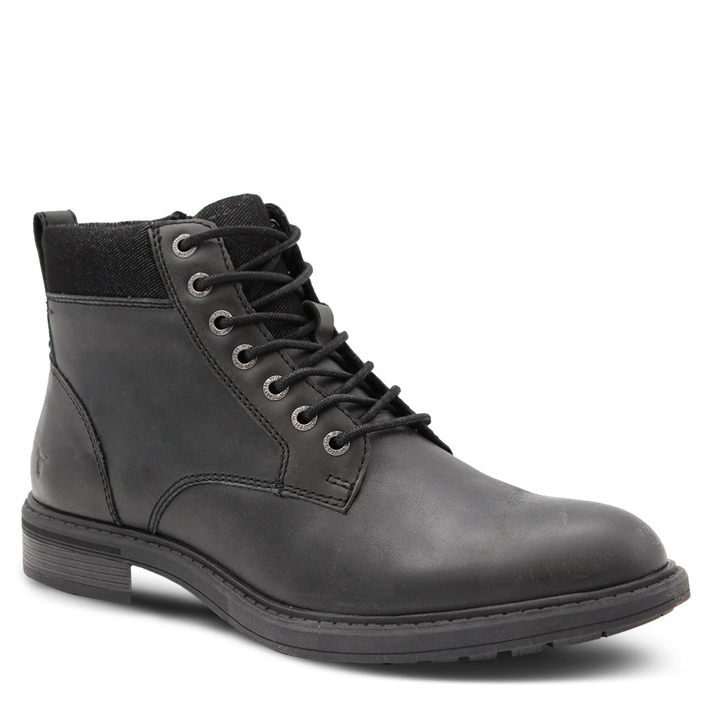 Windsor Smith Beau Mens Lace Up Boots Black