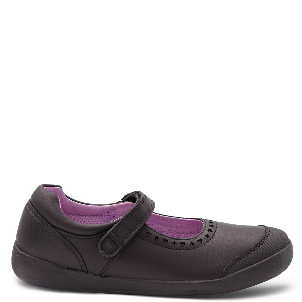 Clarks Blake School Shoes Black