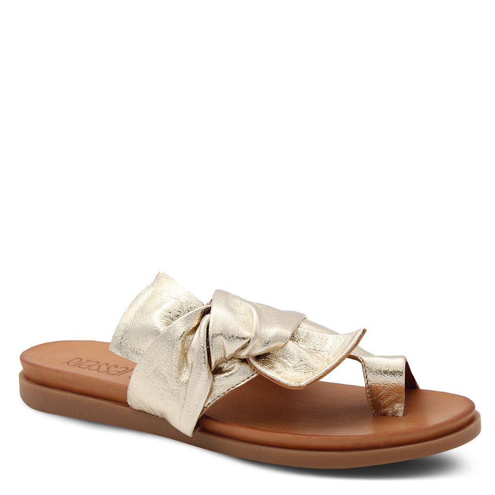 Rilassare Brie Women's Thong Sandals Gold
