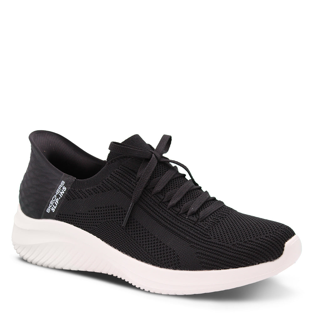 Skechers Brilliant Path Ultra Flex 3.0 Womens Sneakers Black White