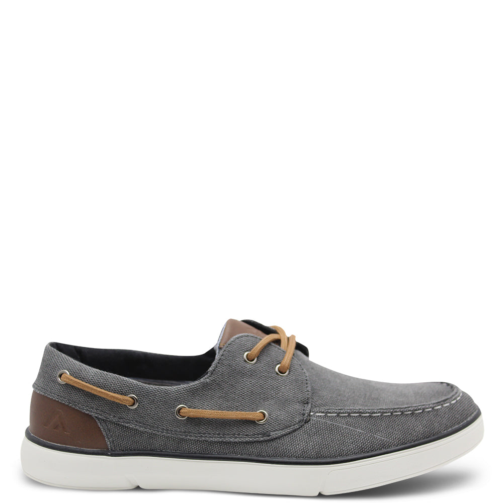 Colorado C Ailon Mens Dark Grey boat shoe
