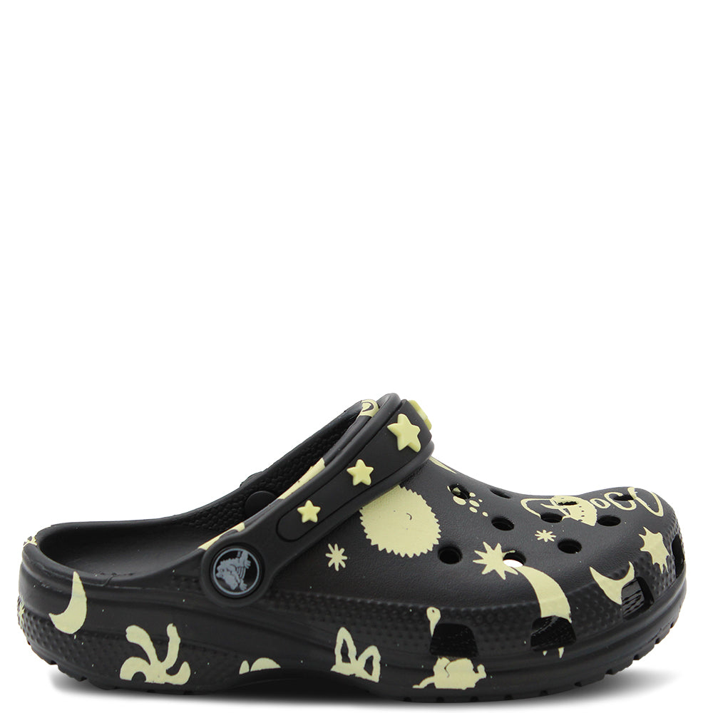 Crocs Classic Glow Space Clogs Kids