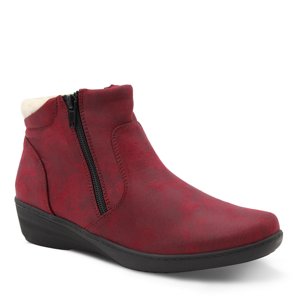 Bay Lane Castell Womens Flat Boots Wine