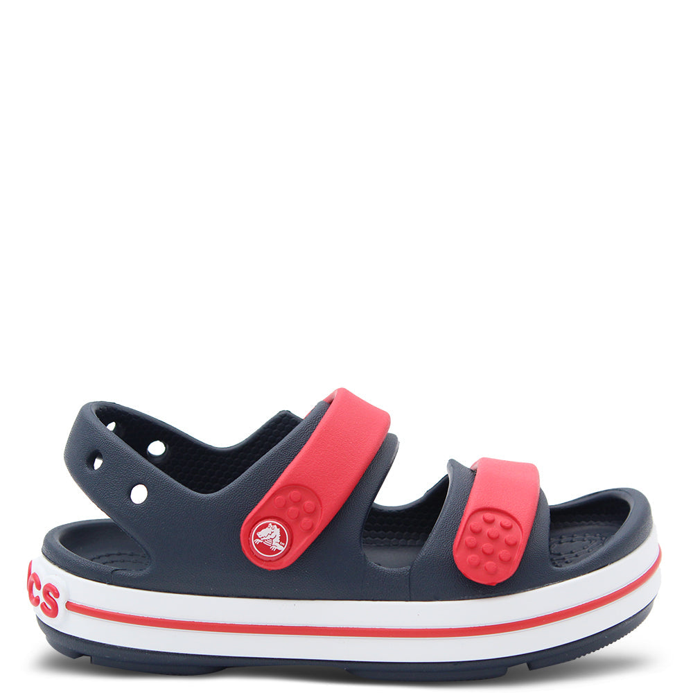 Crocs Crocband Kids Sandals Red Navy