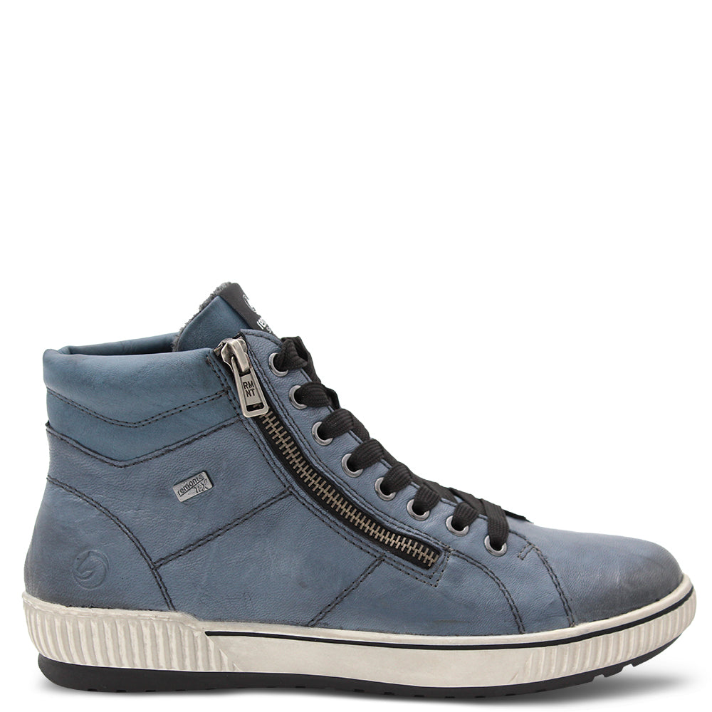 Remonte D0772 Women's Flat Boots Blue