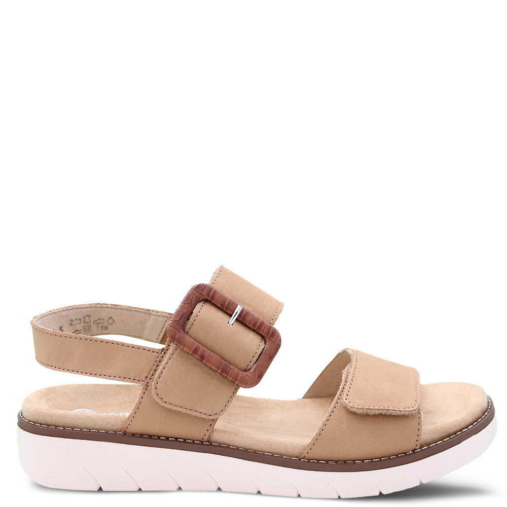 Remonte D2067 Women's Flat Sandals Sand