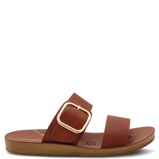 Los Cabos Doti Womens Slides Cognac