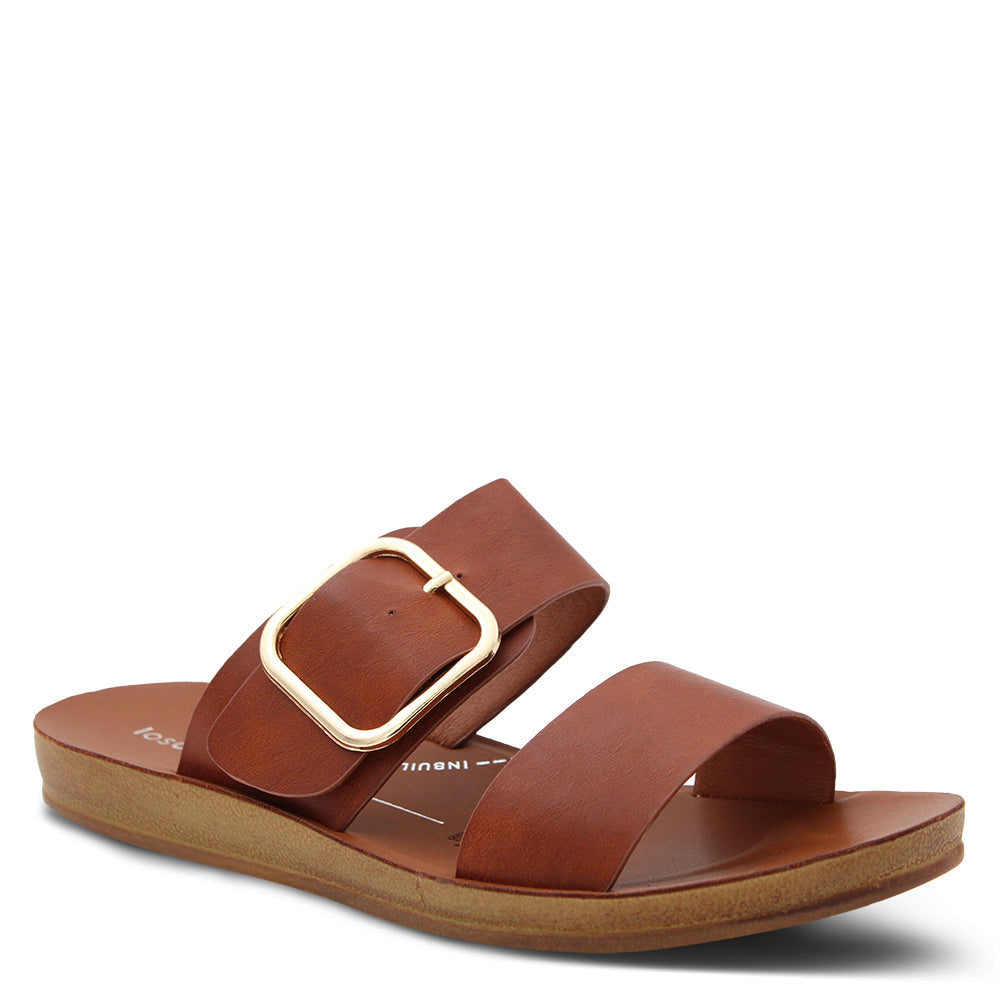 Los Cabos Doti Womens Slides Cognac